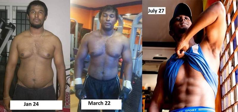 A real client transformation achieved through PSV Lifestyle Systems coaching.